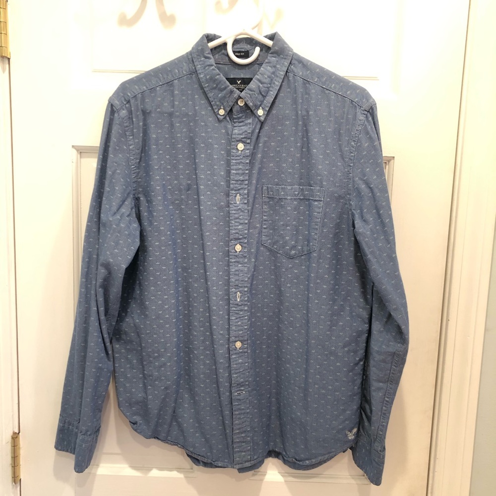 American Eagle casual button down.